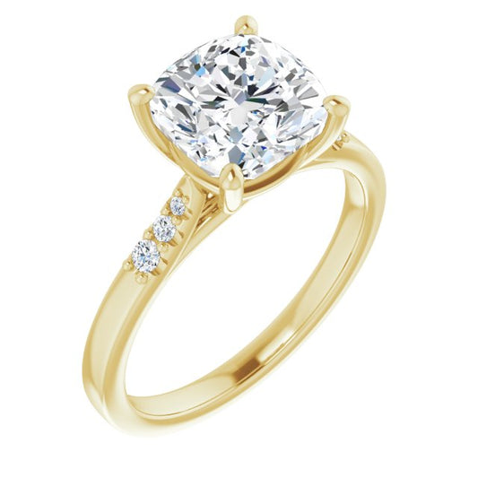 Accented Engagement Ring