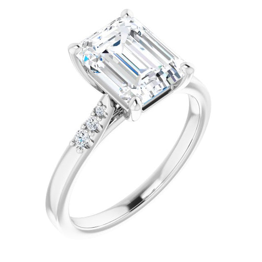 Accented Engagement Ring