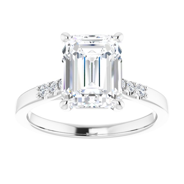 Accented Engagement Ring