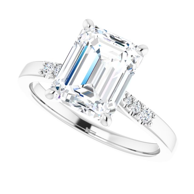 Accented Engagement Ring