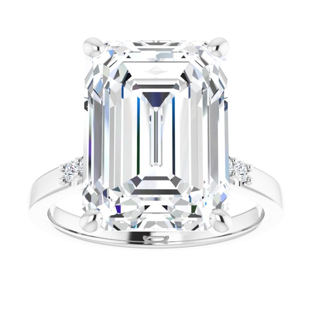 Accented Engagement Ring