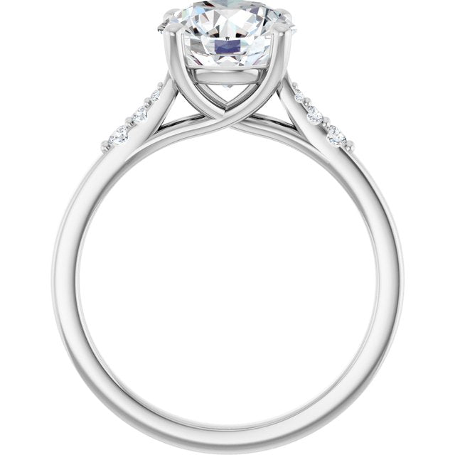 Accented Engagement Ring