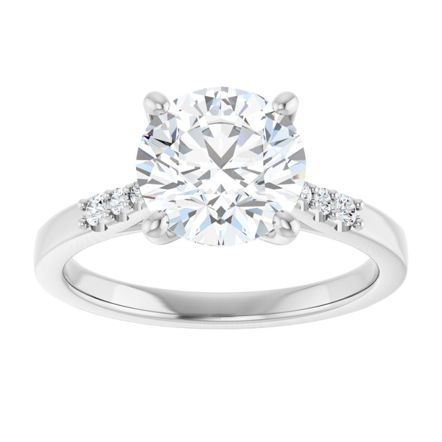 Accented Engagement Ring