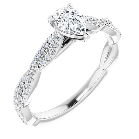 Infinity-Inspired Engagement Ring