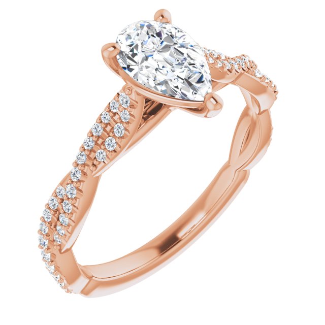 Infinity-Inspired Engagement Ring