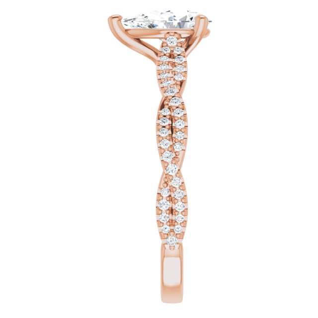 Infinity-Inspired Engagement Ring