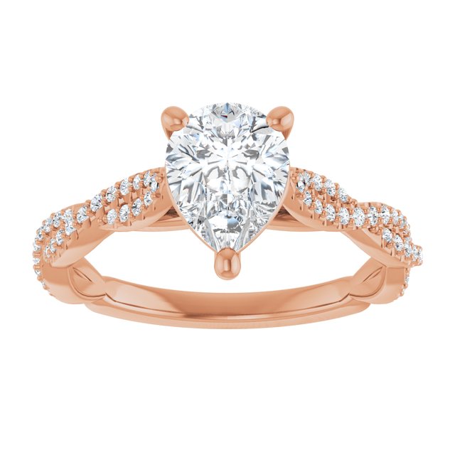 Infinity-Inspired Engagement Ring