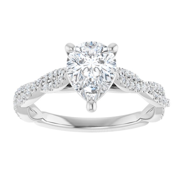 Infinity-Inspired Engagement Ring
