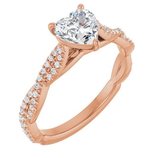 Infinity-Inspired Engagement Ring