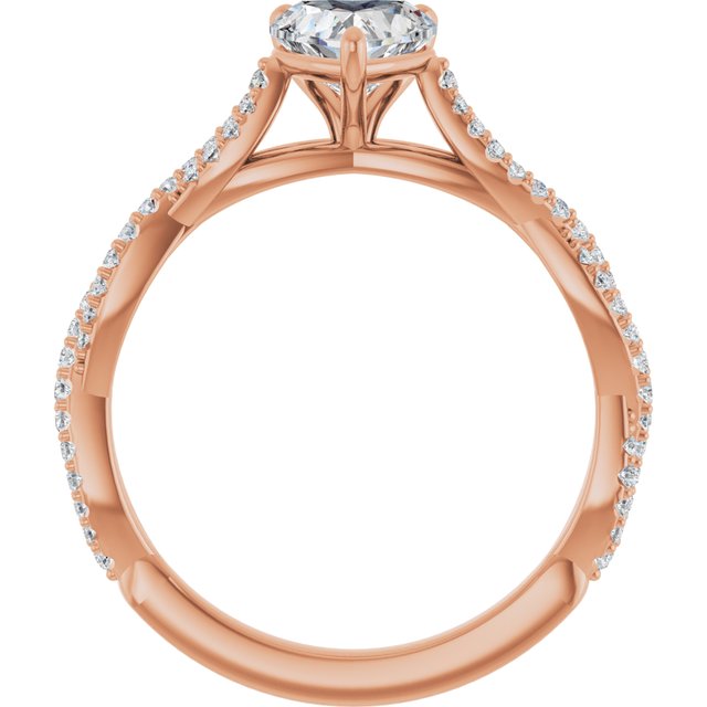 Infinity-Inspired Engagement Ring
