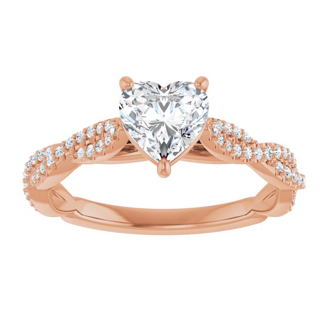Infinity-Inspired Engagement Ring