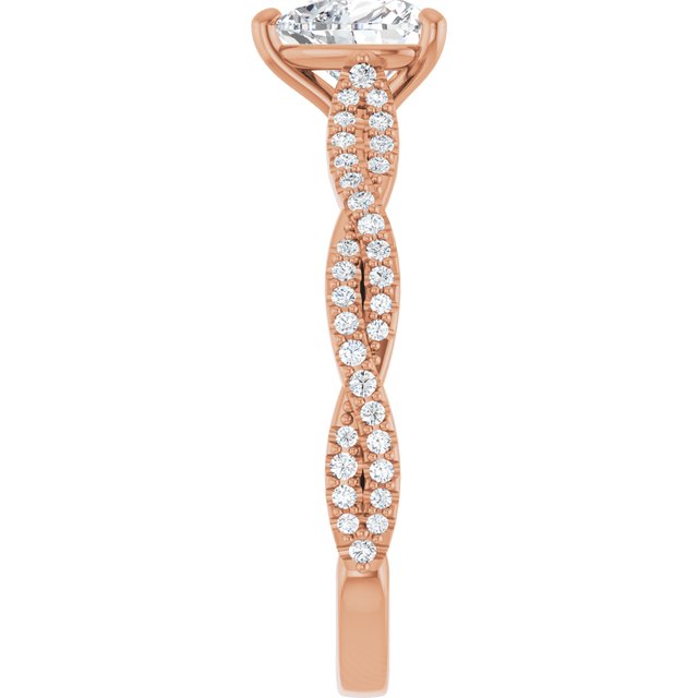 Infinity-Inspired Engagement Ring