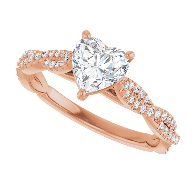 Infinity-Inspired Engagement Ring