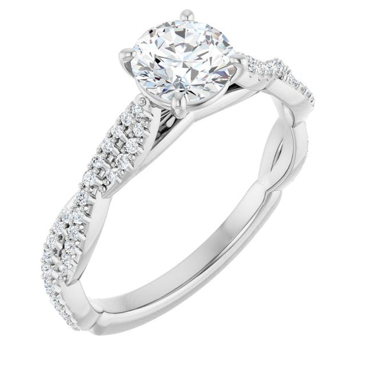 Infinity-Inspired Engagement Ring
