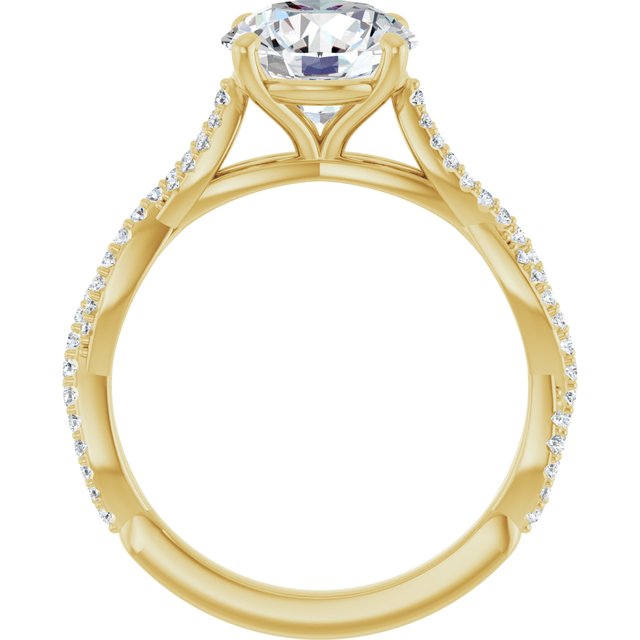 Infinity-Inspired Engagement Ring