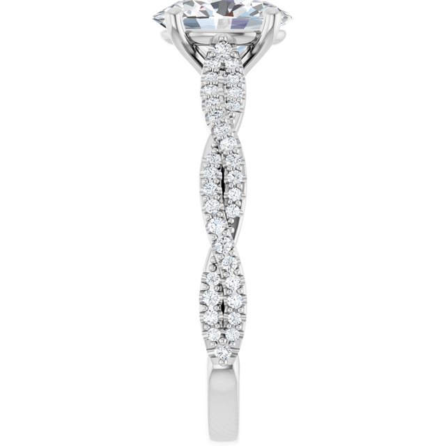 Infinity-Inspired Engagement Ring
