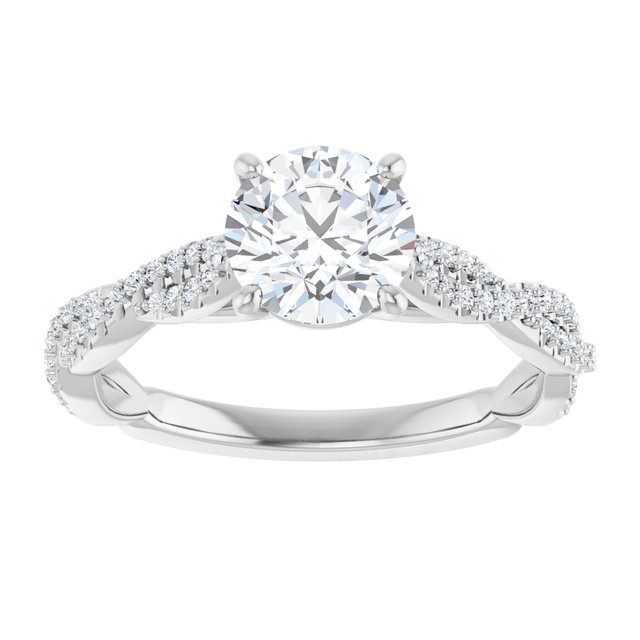 Infinity-Inspired Engagement Ring