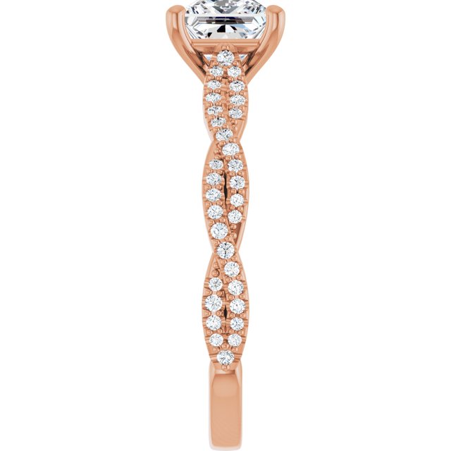 Infinity-Inspired Engagement Ring