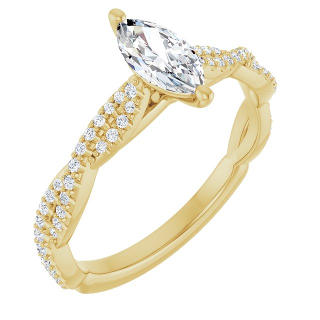 Infinity-Inspired Engagement Ring