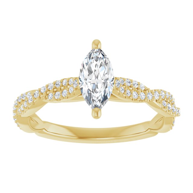 Infinity-Inspired Engagement Ring