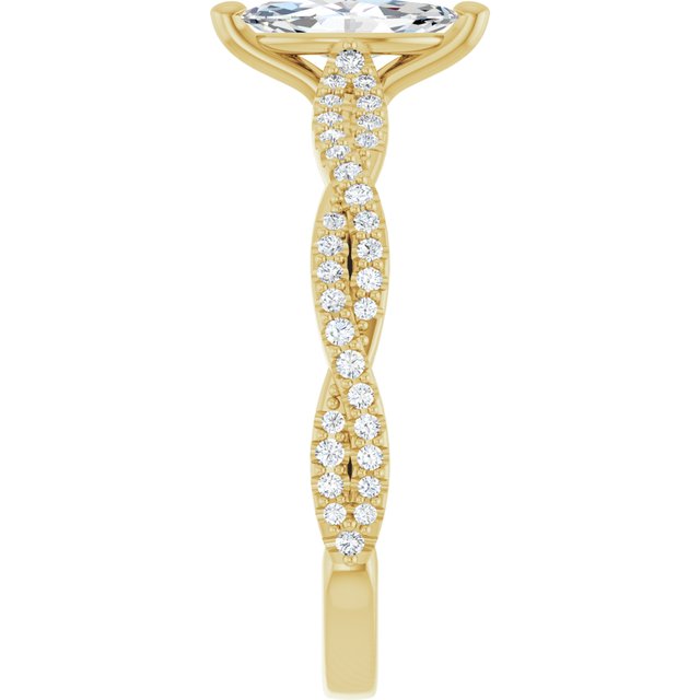 Infinity-Inspired Engagement Ring
