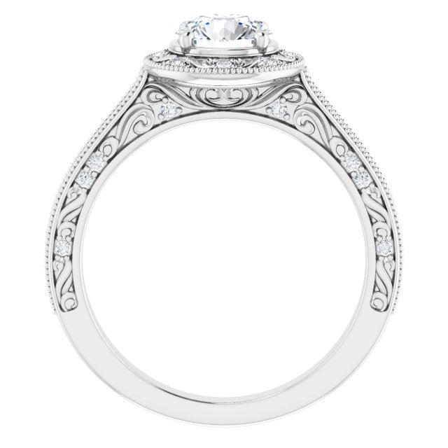 Halo-Style Engagement Ring