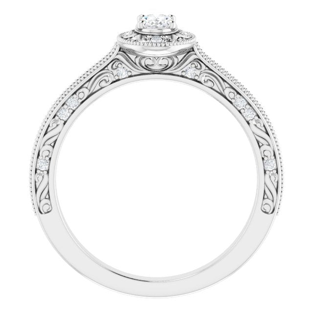 Halo-Style Engagement Ring