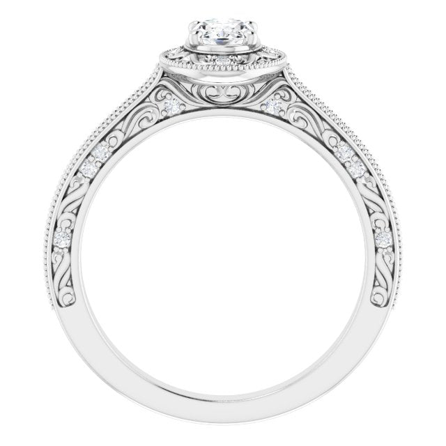Halo-Style Engagement Ring