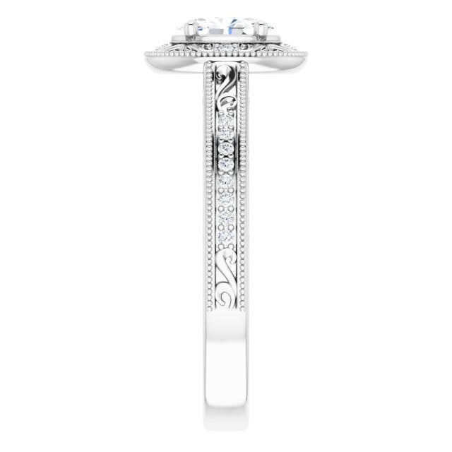 Halo-Style Engagement Ring