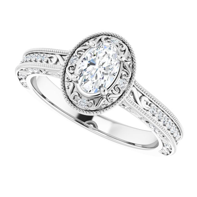 Halo-Style Engagement Ring