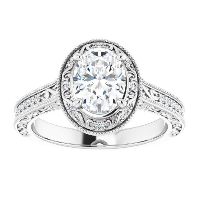 Halo-Style Engagement Ring