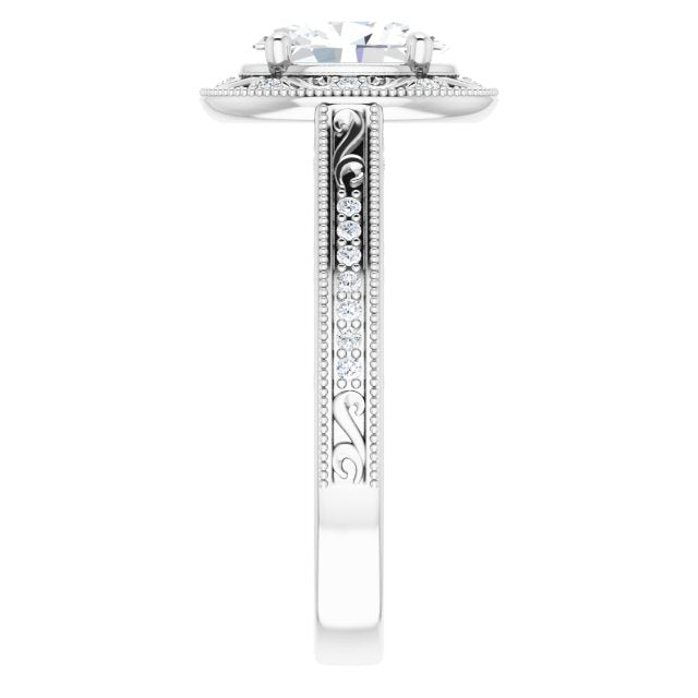 Halo-Style Engagement Ring