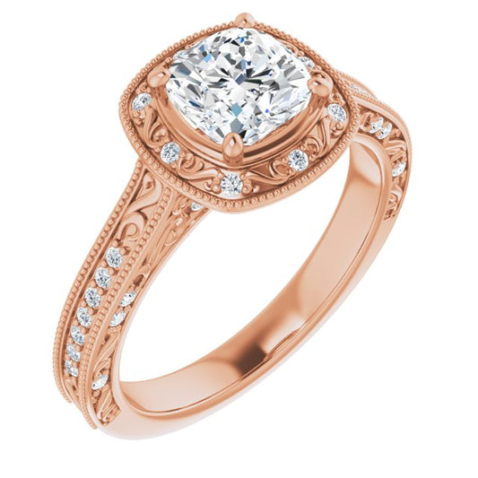 Halo-Style Engagement Ring