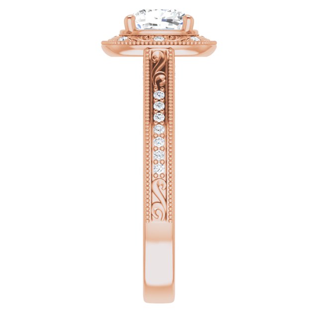 Halo-Style Engagement Ring