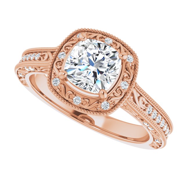 Halo-Style Engagement Ring