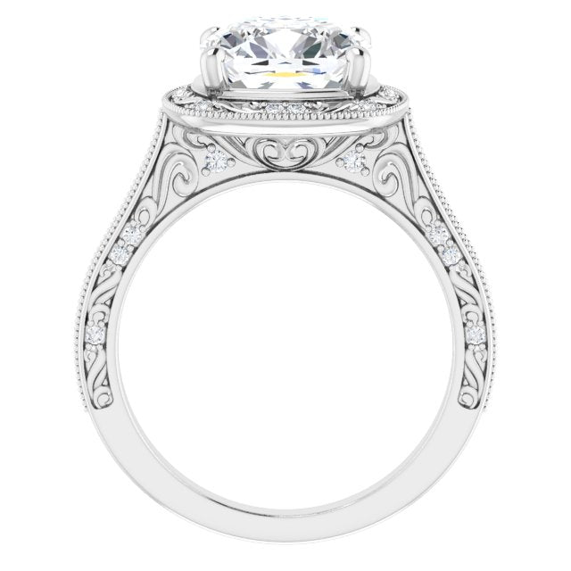 Halo-Style Engagement Ring