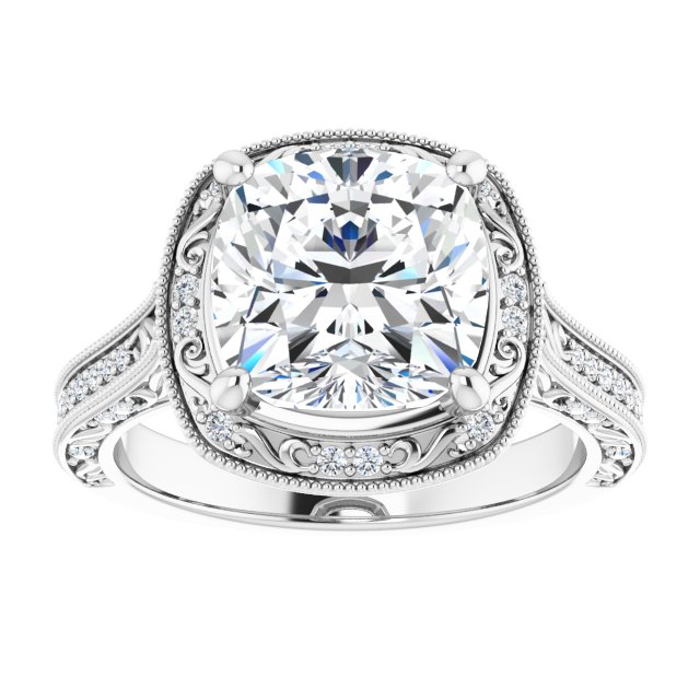 Halo-Style Engagement Ring