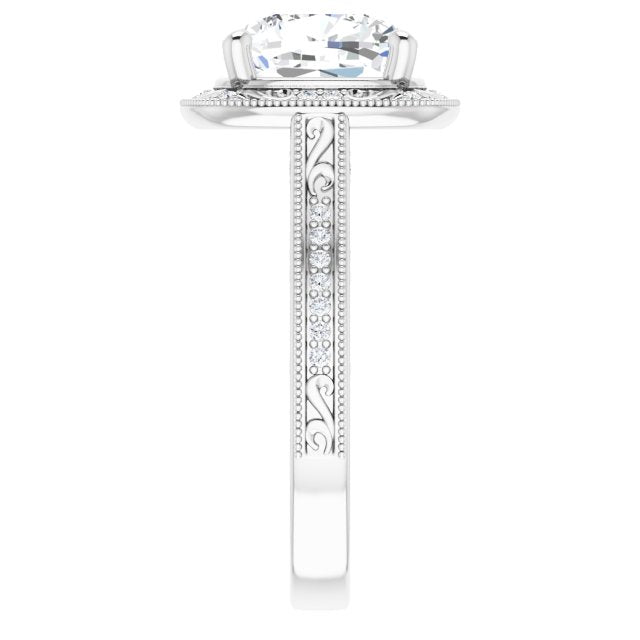 Halo-Style Engagement Ring