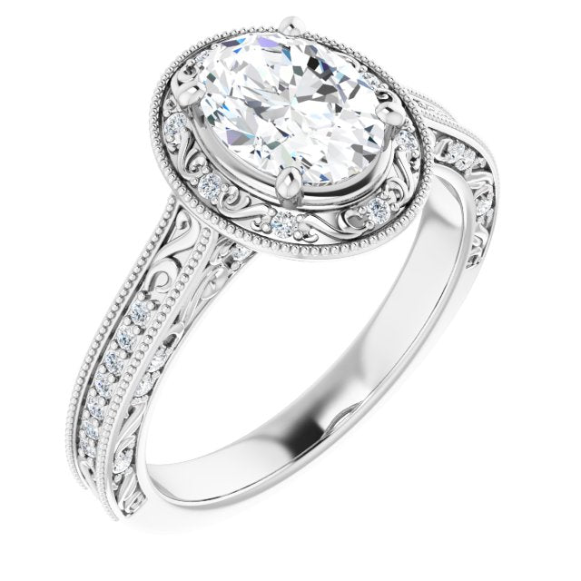 Halo-Style Engagement Ring