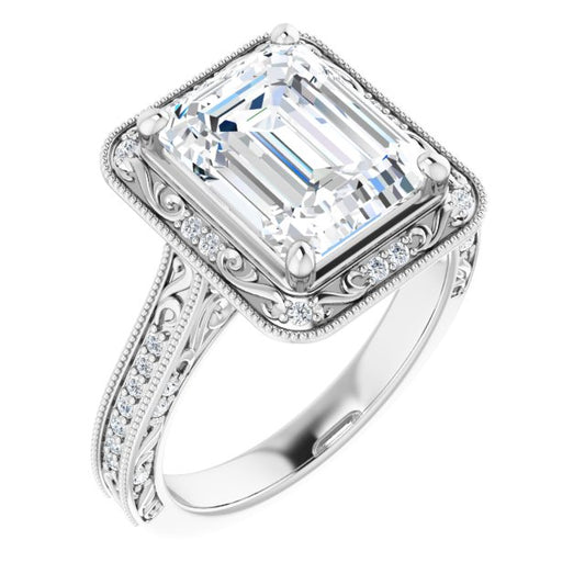 Halo-Style Engagement Ring