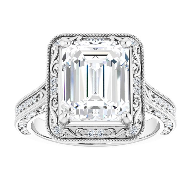 Halo-Style Engagement Ring