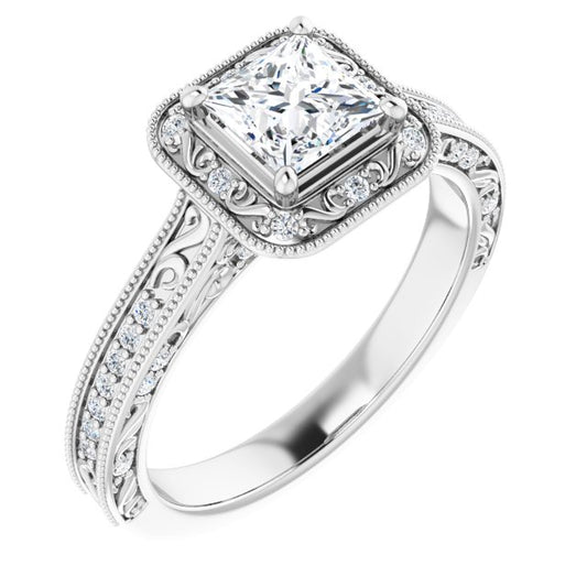Halo-Style Engagement Ring