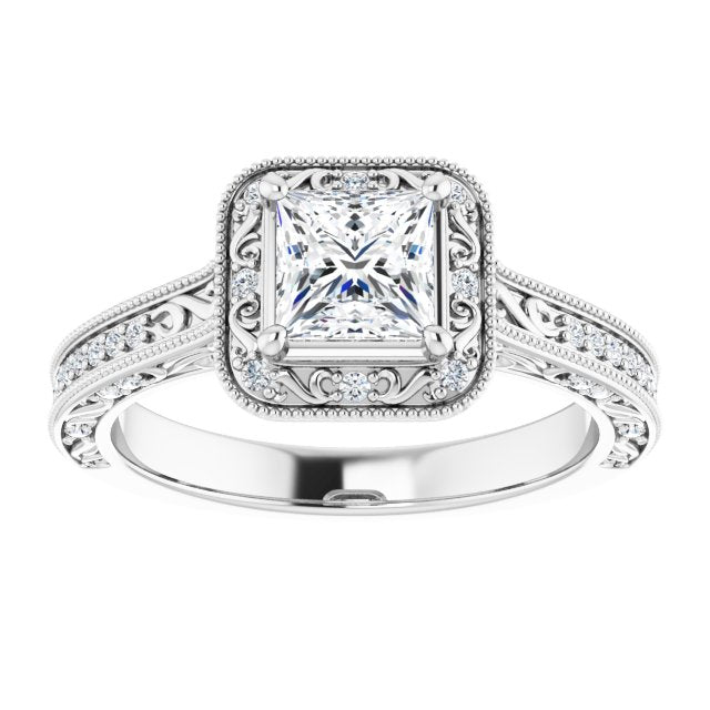 Halo-Style Engagement Ring