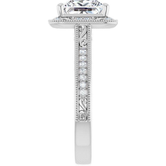 Halo-Style Engagement Ring