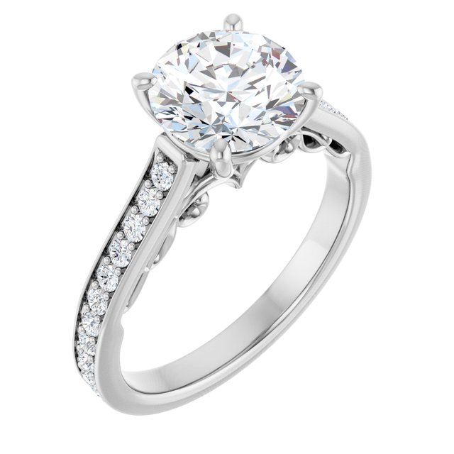 Accented Engagement Ring