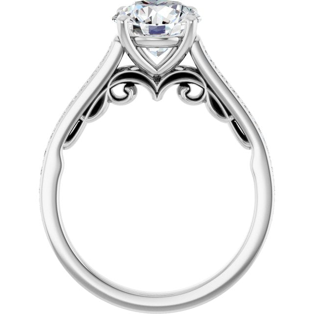 Accented Engagement Ring