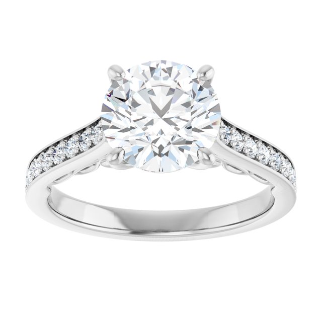 Accented Engagement Ring