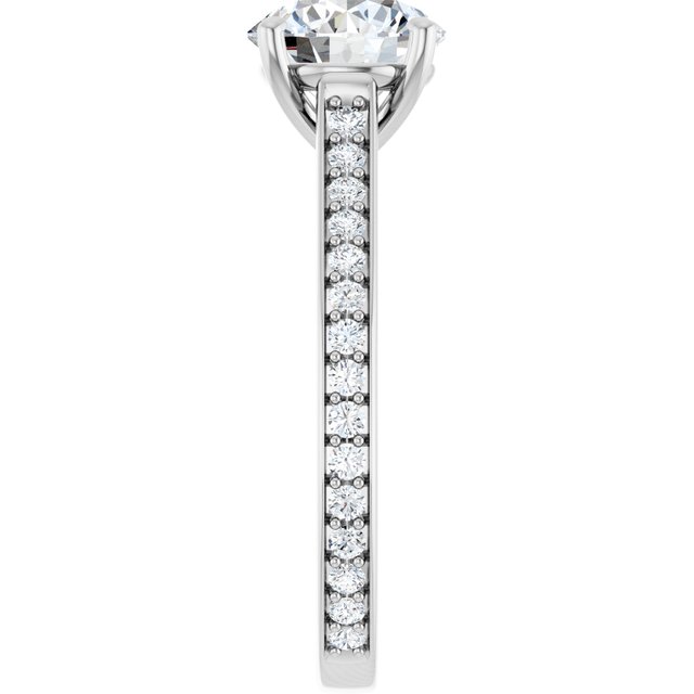 Accented Engagement Ring