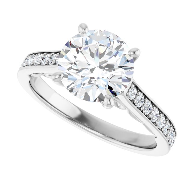 Accented Engagement Ring