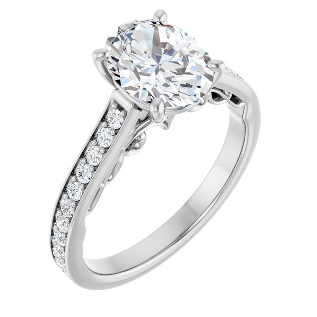Accented Engagement Ring